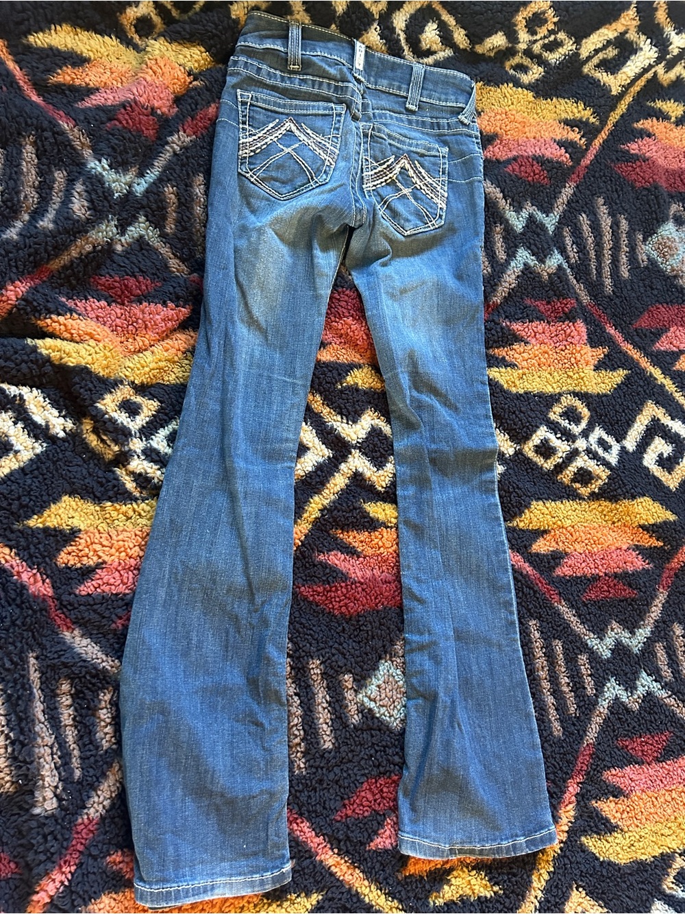 Ariat Medium Blue Bootcut Jeans - Picture 4 of 5
